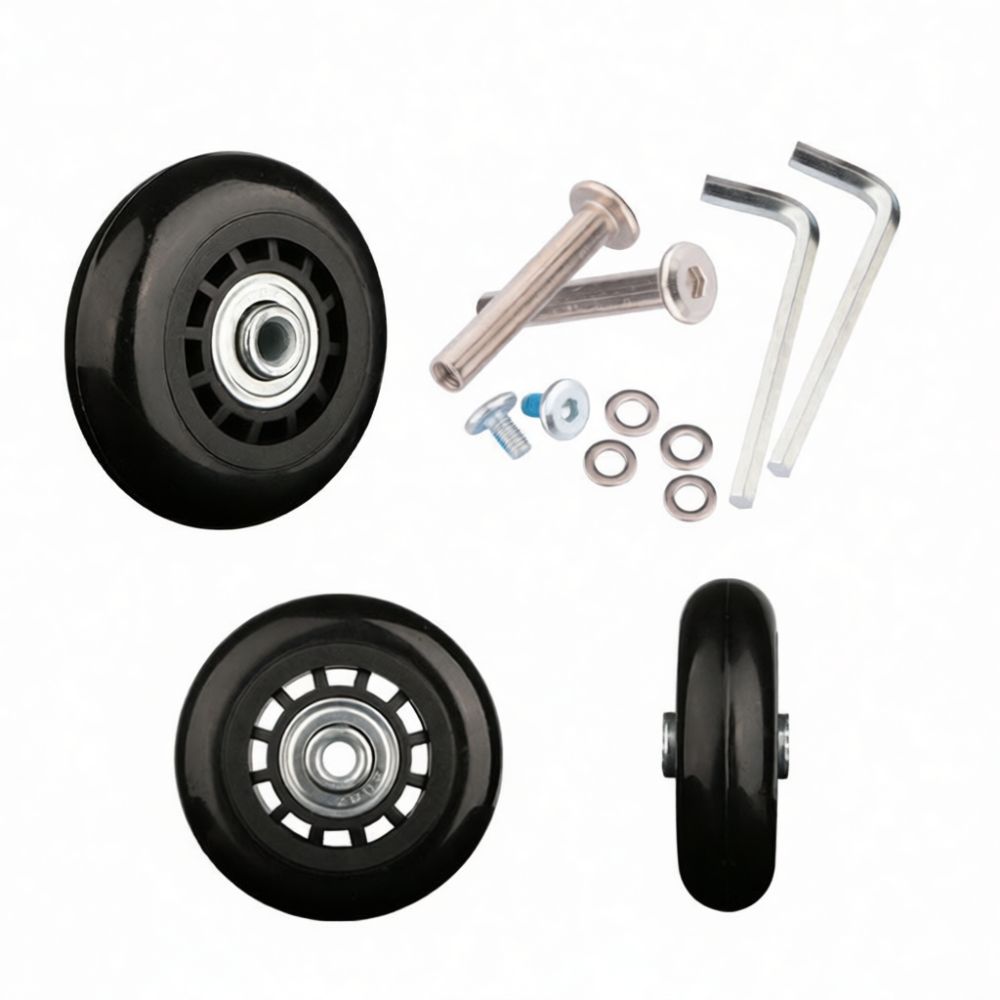 Luggage Casters Rubber Wheels  - огляд і ціна Silent Replacement Luggage Wheels