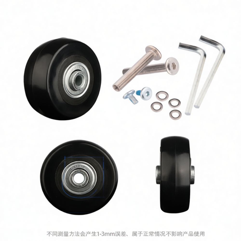 Luggage Casters Rubber Wheels  - огляд і ціна Silent Replacement Luggage Wheels
