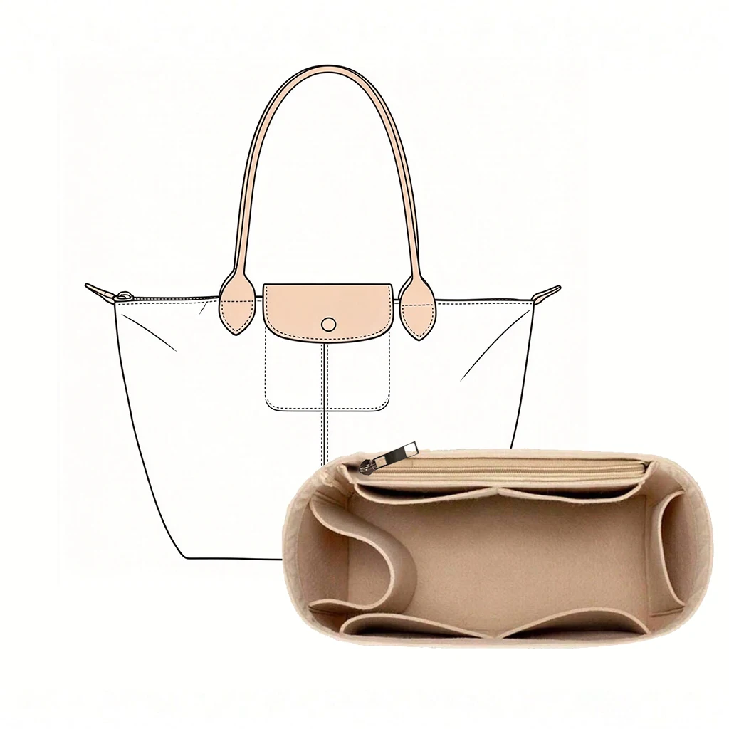 Bag Organizer Felt Purse Inser - огляд і ціна Cosmetic Bags