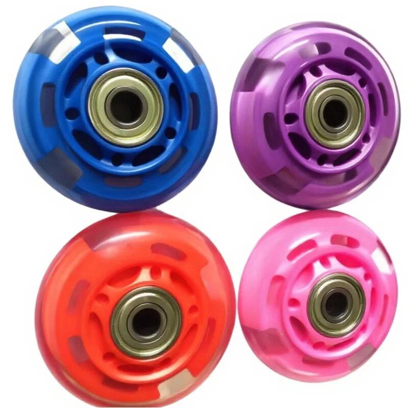 64MM Transparent PU Flash Skat - огляд і ціна Silent Replacement Luggage Wheels