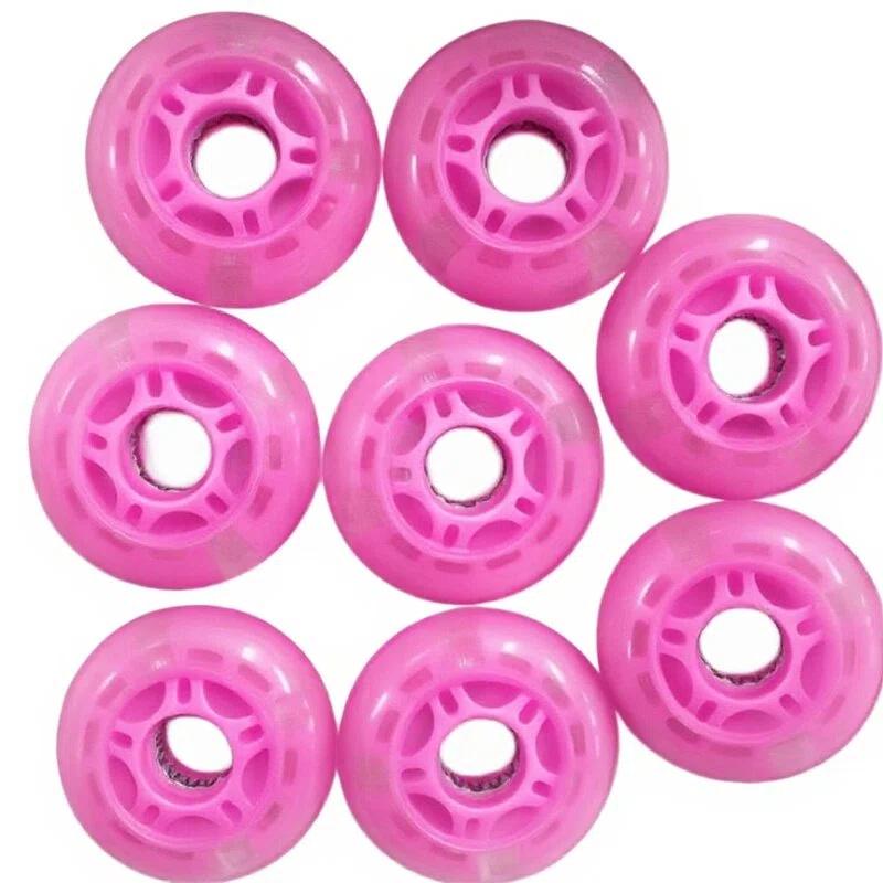 64MM Transparent PU Flash Skat - огляд і ціна Silent Replacement Luggage Wheels