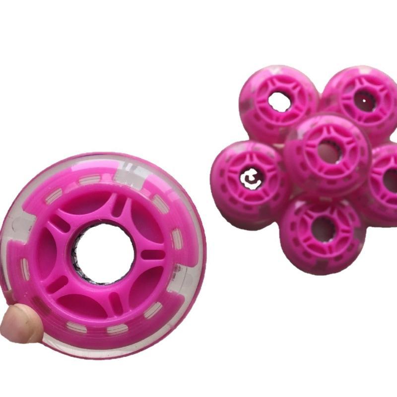 64MM Transparent PU Flash Skat - огляд і ціна Silent Replacement Luggage Wheels