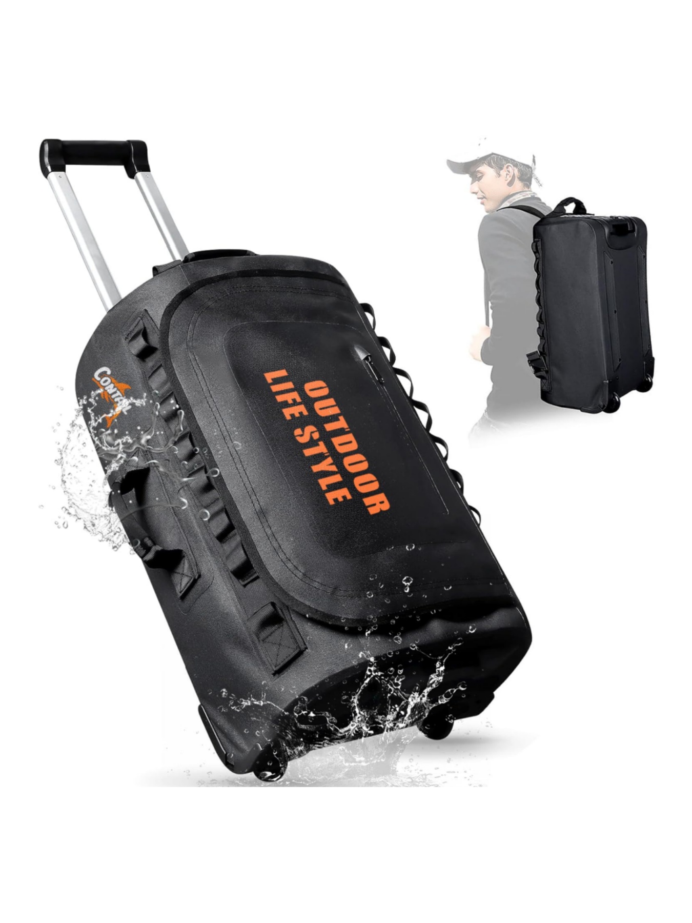 48/95 Rally Wheeled Diving Bag - огляд і ціна Foldable Rolling Luggage Bag