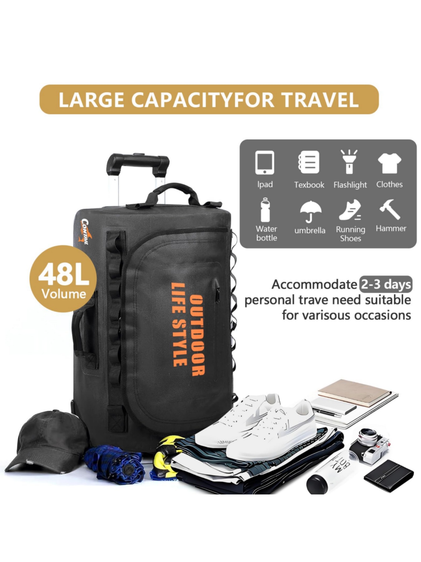 48/95 Rally Wheeled Diving Bag - огляд і ціна Foldable Rolling Luggage Bag