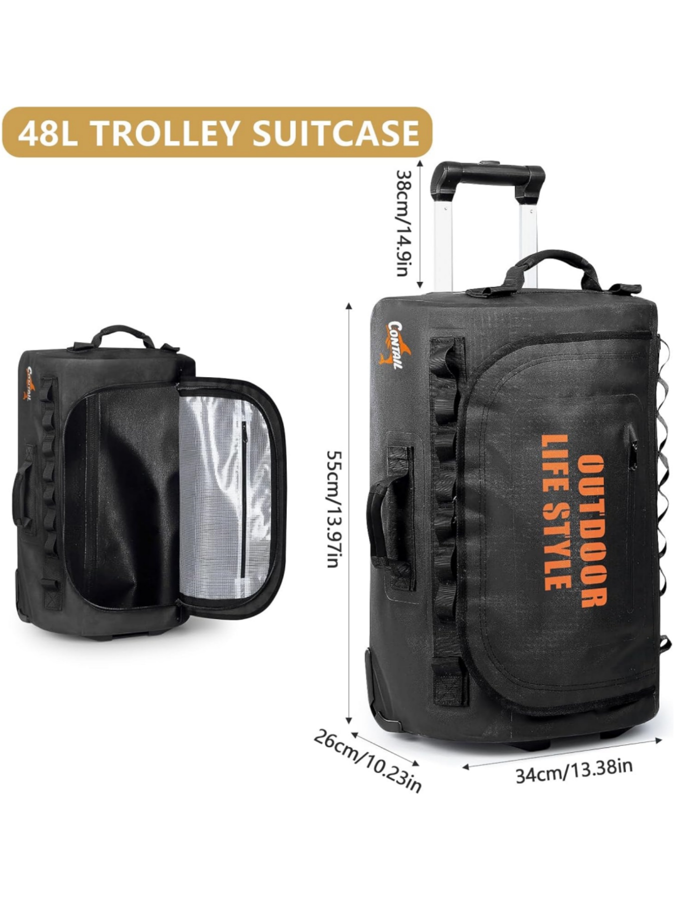48/95 Rally Wheeled Diving Bag - огляд і ціна Foldable Rolling Luggage Bag