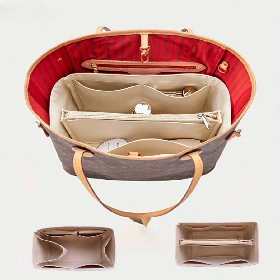 Felt Inset Bag Organizer, Mult - огляд і ціна Cosmetic Bags