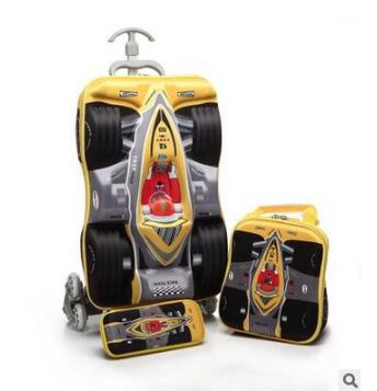 3D Boys Car trolley suitcase C - огляд і ціна Foldable Rolling Luggage Bag